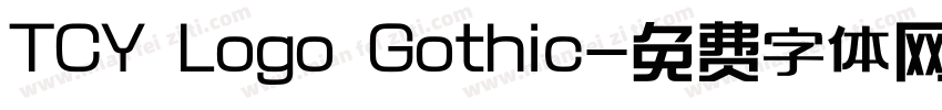 TCY Logo Gothic字体转换